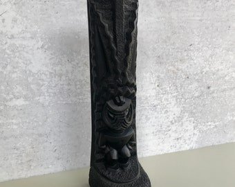 Vintage 1964 Hawaiian Coco Joe Lava Lono Tiki Statue