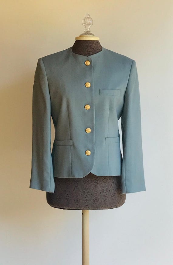 Lands end blue blazer discount