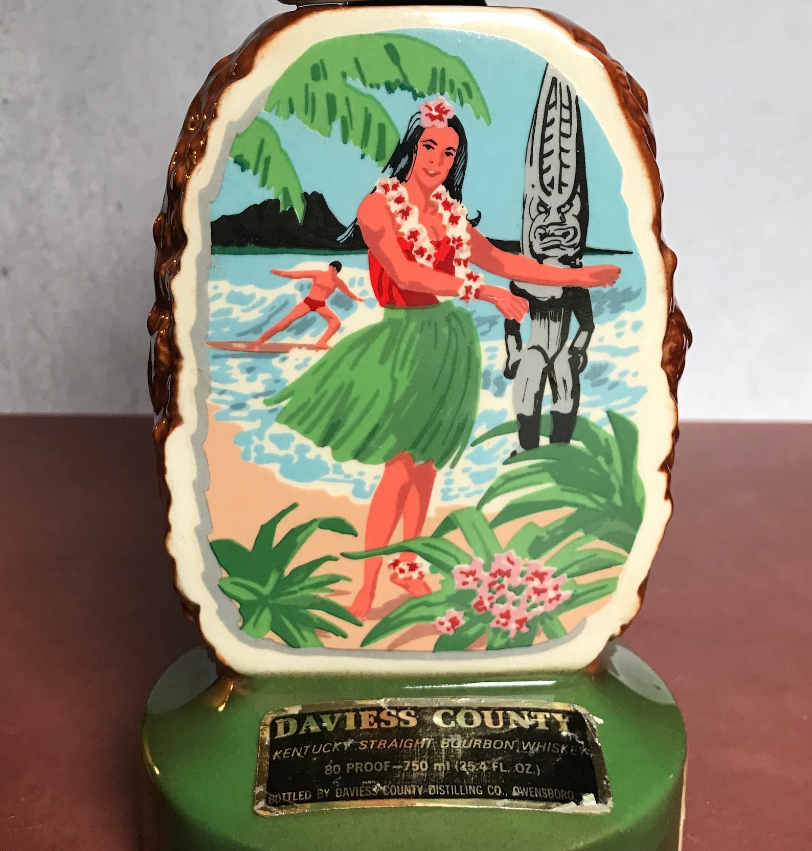 Vintage Hawaiian Jim Beam Whiskey Decanter With Pineapple Etsy