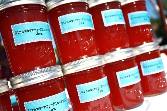 Homemade Jam Strawberry Pineapple Jam From Hopes Pantry Fill Etsy