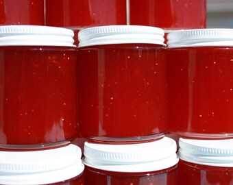 Wedding jam favor, party favor, Spread the Love with 50  straight sided 4 oz jars