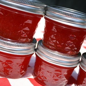 Jam wedding favor, Spread the Love with 50 our 4oz homemade strawberry pineapple jam wedding , baby shower or party favors image 2