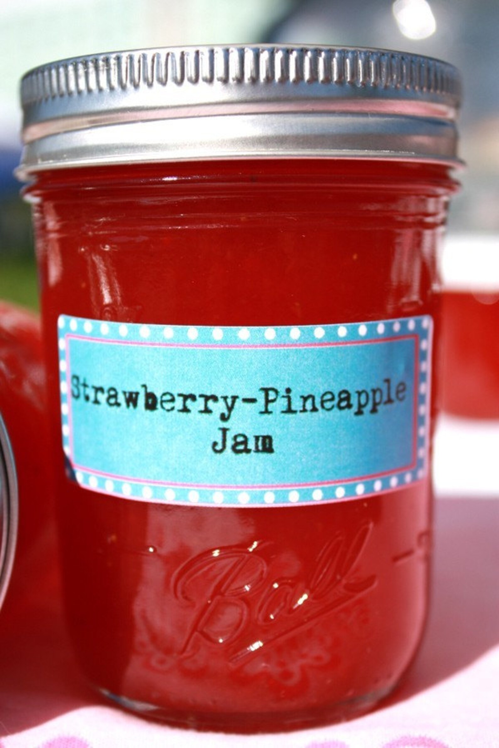 Homemade Jam Strawberry Pineapple Jam From Hopes Pantry Fill Etsy