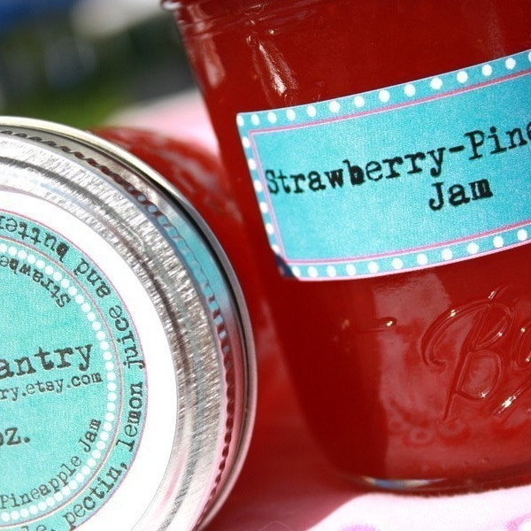 Homemade jam, 8 oz jar of our homemade strawberry pineapple jam by Hopes Pantry on Etsy