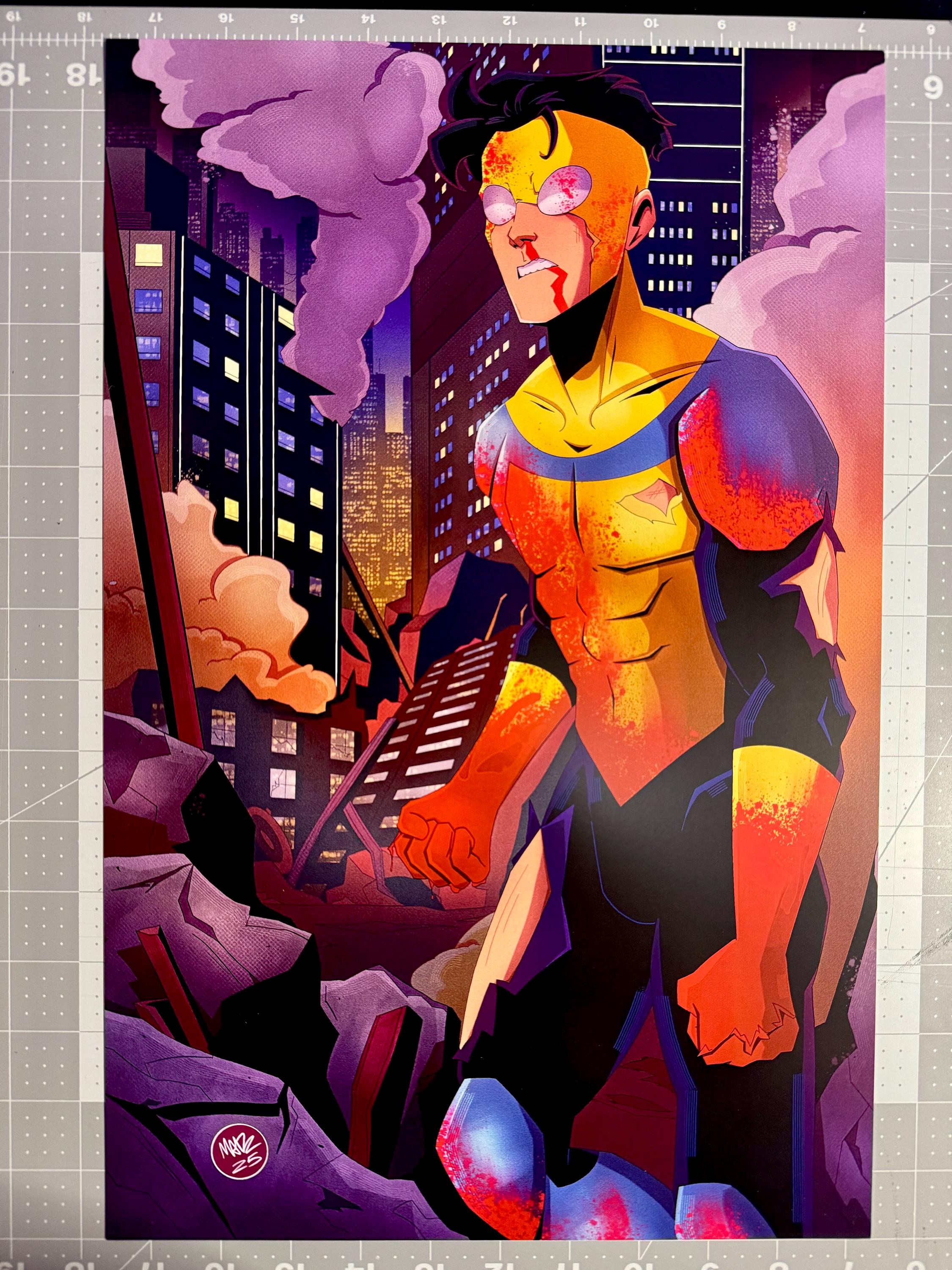Invincible Art Complex INVINCIBLE - Art Print - Etsy