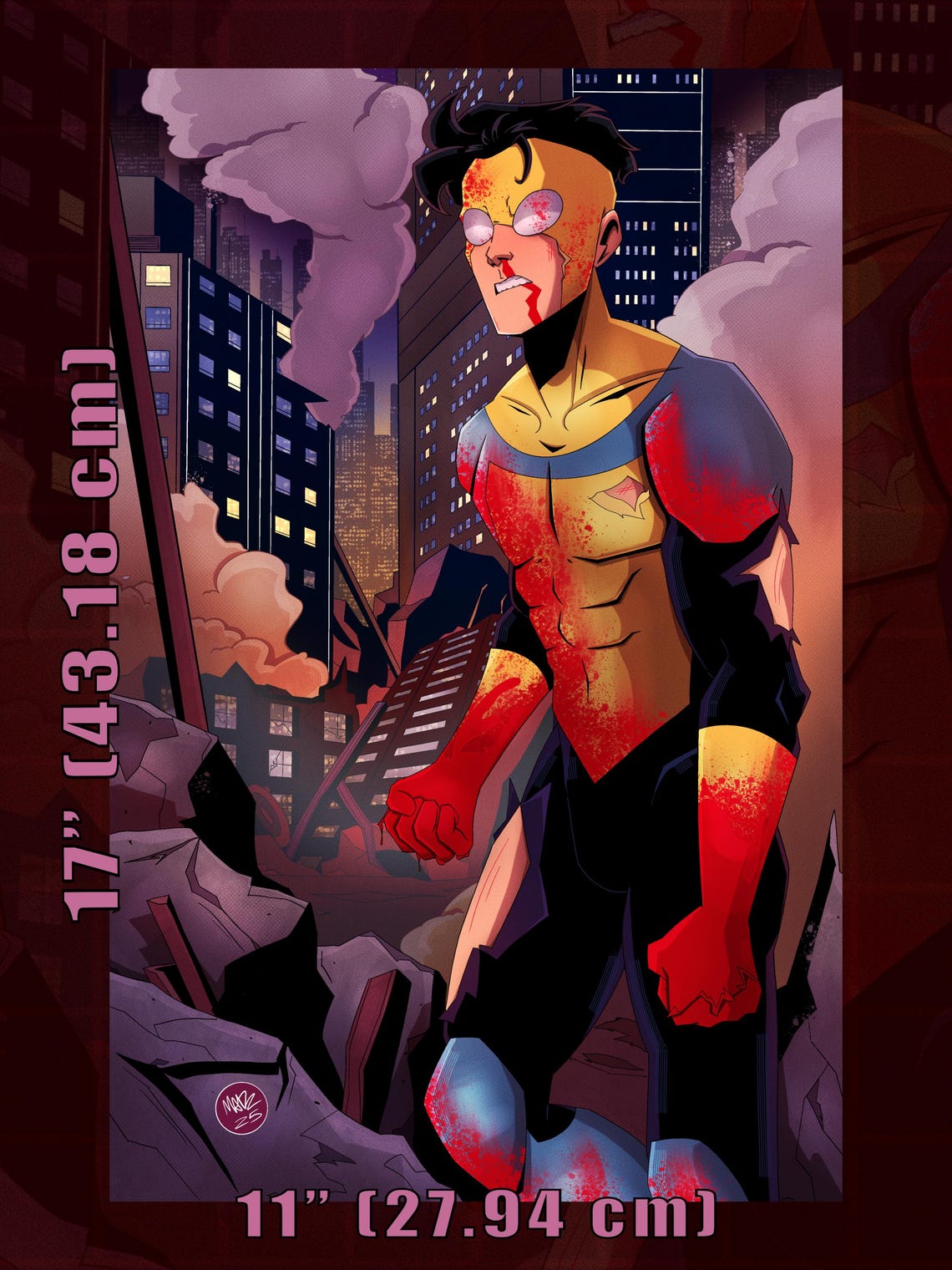 INVINCIBLE - Art Print - Etsy