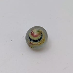 Small Vintage Marble-Q small multicolor glass swirl
