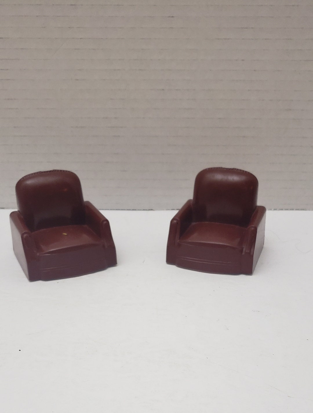 Chairs 2 Mid Century Dollhouse Chairs Peri Cast 1950s Etsy