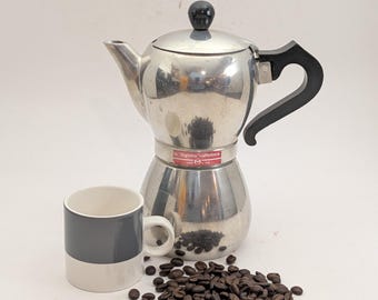Vintage La "Signora" Caffettiera Stovetop Espresso Maker – Made in Italy (1960s)