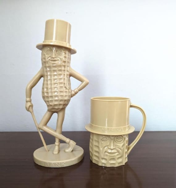 Mr Peanut Figure Advertising Mug Planters Peanuts - Etsy