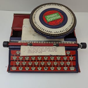 Vintage Simplex Typewriter With Original Box - Etsy