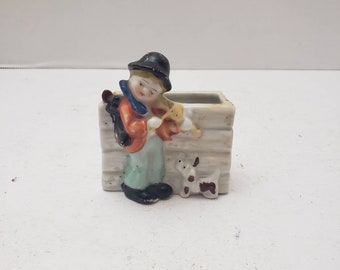 Vintage figurine violin  occupied japan