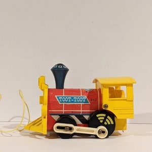 Fisher Price Train 1960s pull toy
