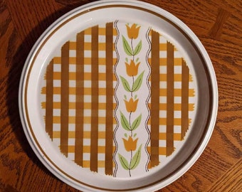 Mikasa Country Gingham large plate or platter