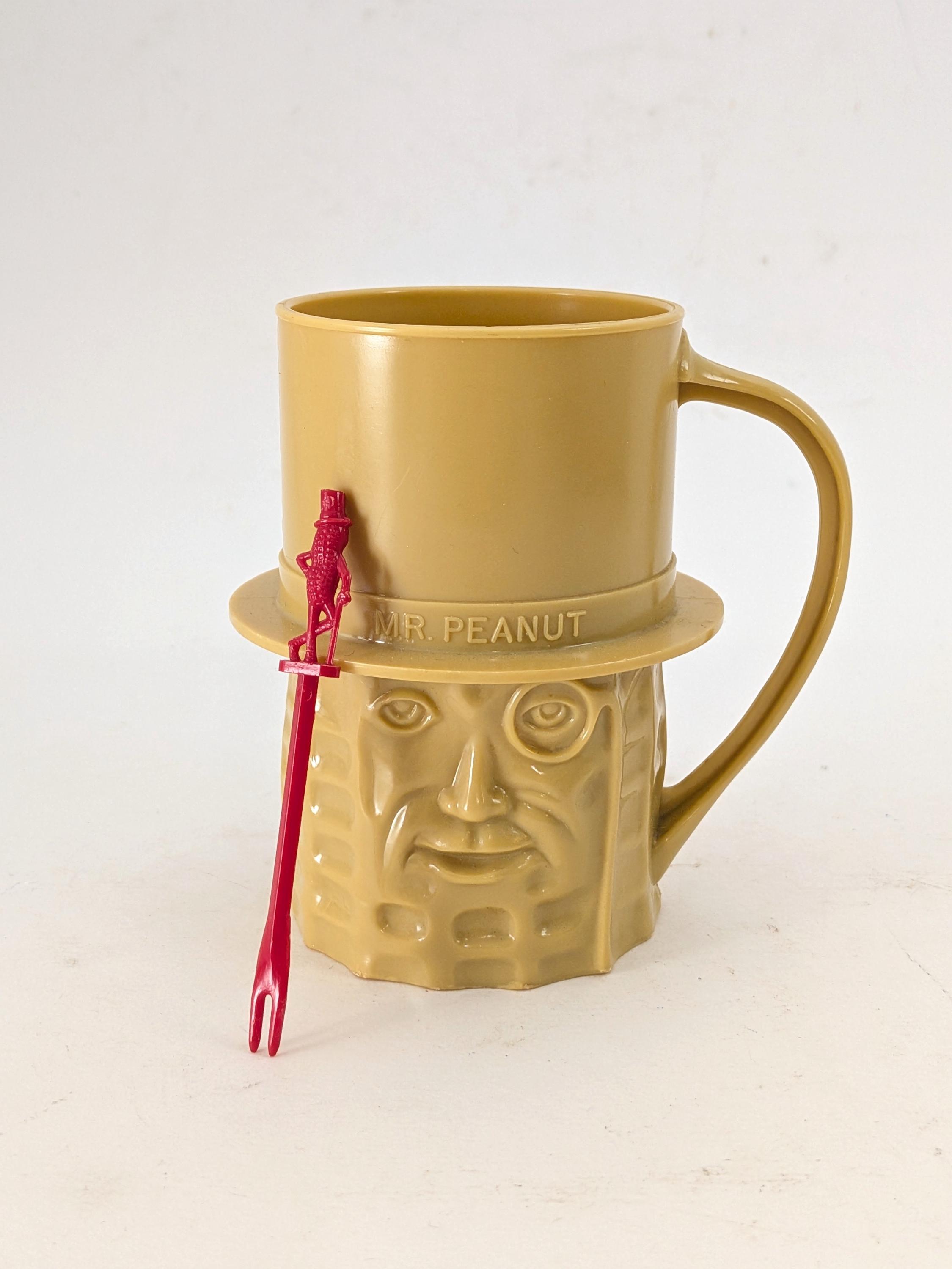 Mr Peanut Figure Advertising Mug Planters Peanuts With a Mr