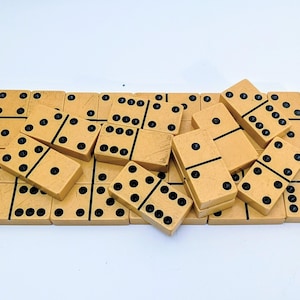 Vintage Aged Dominos likely Bakelite