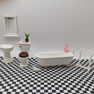 Bathroom pieces wooden with Bathtub