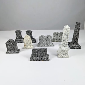Halloween Cemetery Headstones vintage