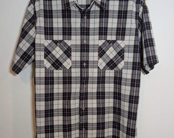 Men's Pendleton Santiam Plaid Short Sleeves Shirt.