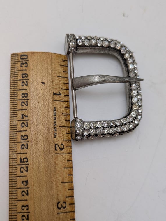 Vintage Magnificent Rhinestone Belt Buckle - Etsy display picture 1