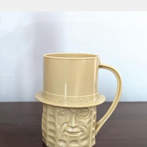 Mr Peanut Figure Advertising Mug Planters Peanuts With a Mr. Peanut  Cocktail Fork. - Etsy