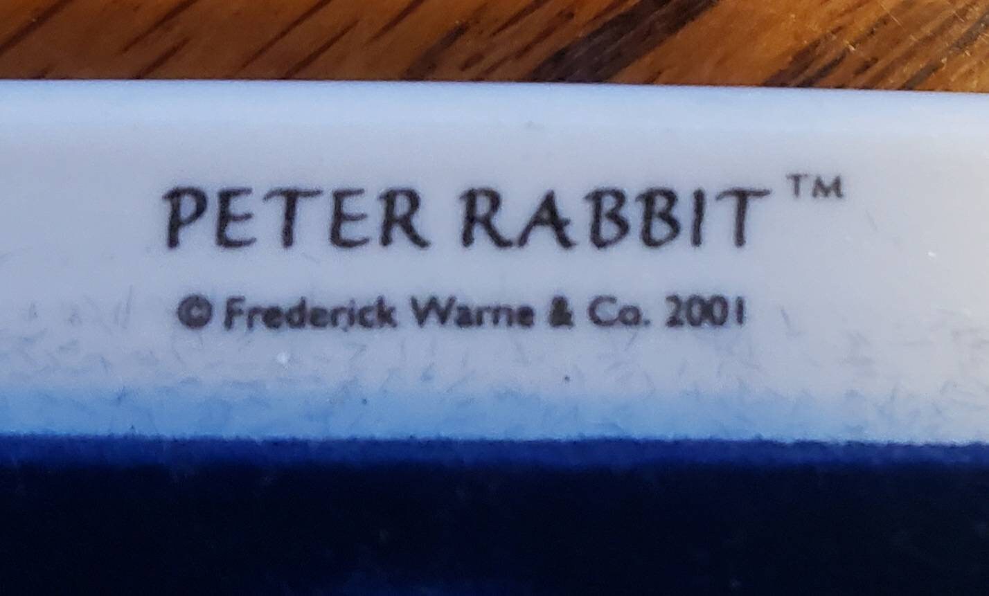 Peter Rabbit Picture Frame Wedgewood England Etsy