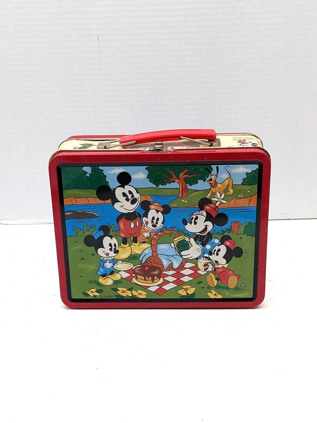 Mickey Mouse Lunch Box vintage 90's Disney Rapunzel Mickey Minnie