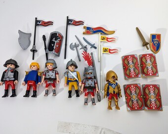 Playmobil knights and soldiers- mixed lot