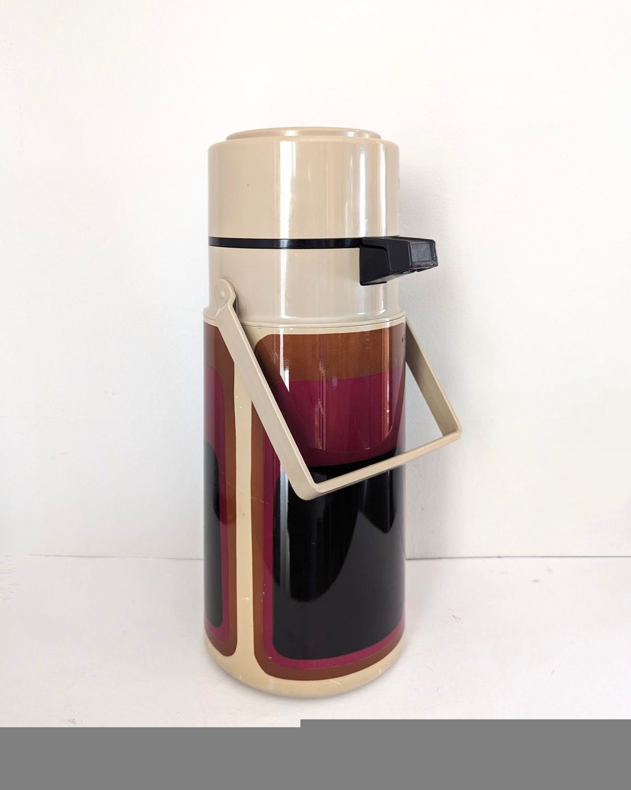 Thermos Brand Mod Retro Style Pump Thermos - Etsy