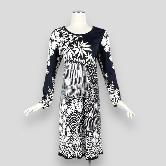 Vintage 60s 70s PAGANNE Zebra Dress / novelty pri… - image 2