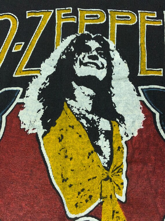 1970s Led Zeppelin 1977 Tour tshirt true vintage con… Gem
