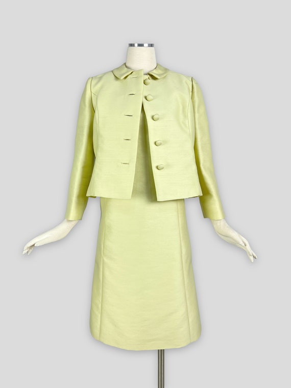 Vintage 1950 / 60s LILLIE RUBIN Shift Dress & Jac… - image 3