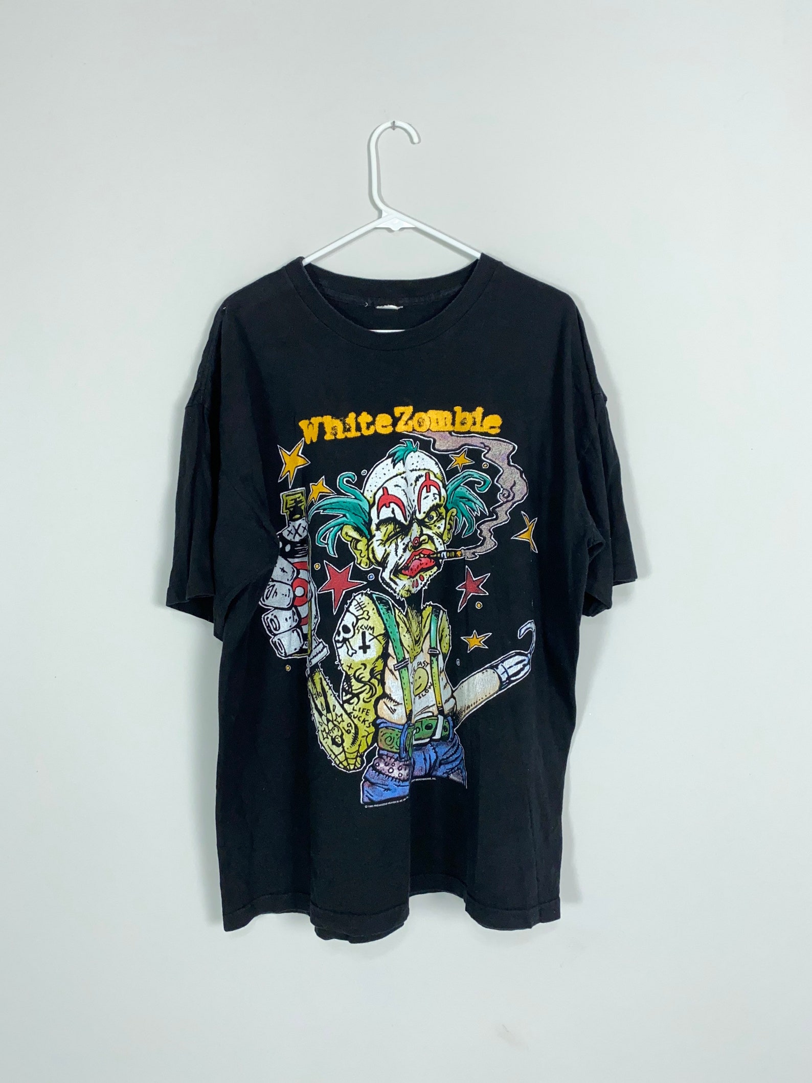 Vintage 1995 WHITE ZOMBIE T-shirt / Freakazoid Heaven Clown / | Etsy
