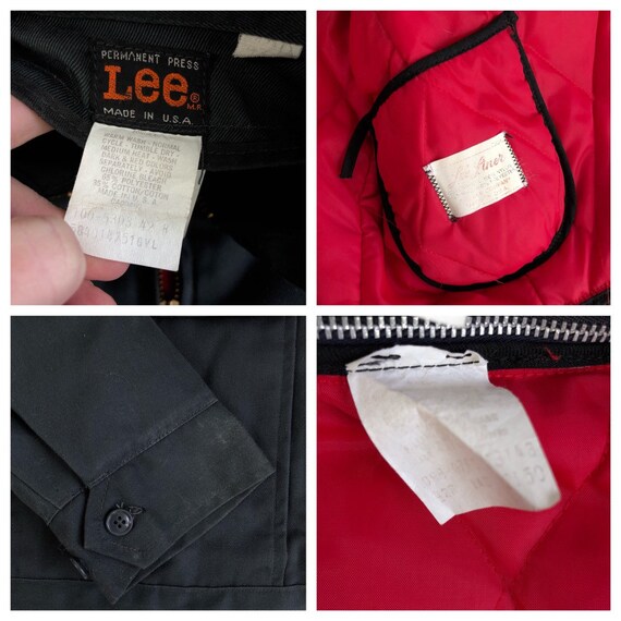 Vintage 1970s LEE WORK JACKET Twill With Liner / Talon Zipper Vintage 1970s LEE WORK JACKET Twill With Liner / Talon Zipper