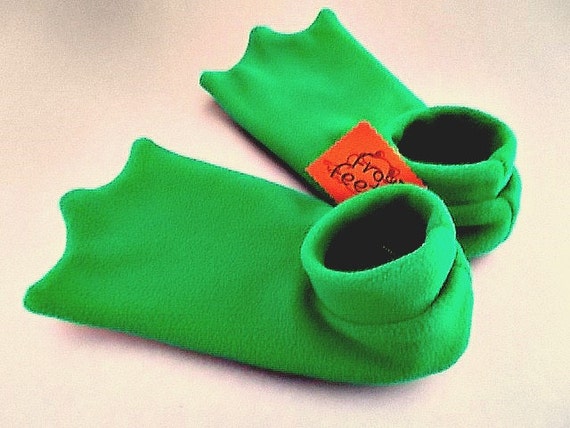 frog slippers