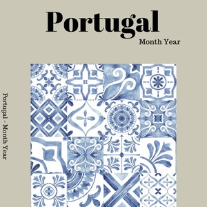 Travel Photo Book Template (Portugal -EN)