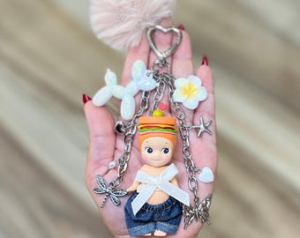 Handmade Sonny Angel Keychain Bag Charm | Sandwich