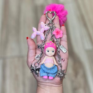 Handmade Sonny Angel Keychain | Dragonfruit