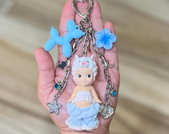Handmade Sonny Angel Keychain Bag Charm | Alpaca