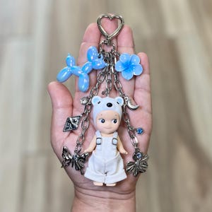 Handmade Sonny Angel Keychain | White Bear