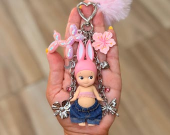 Handmade Sonny Angel Keychain Bag Charm | Rabbit