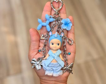 Handmade Sonny Angel Keychain Bag Charm | Rhinoceros