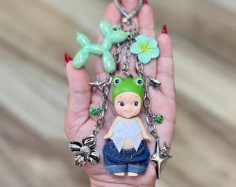 Handmade Sonny Angel Keychain Bag Charm | Frog