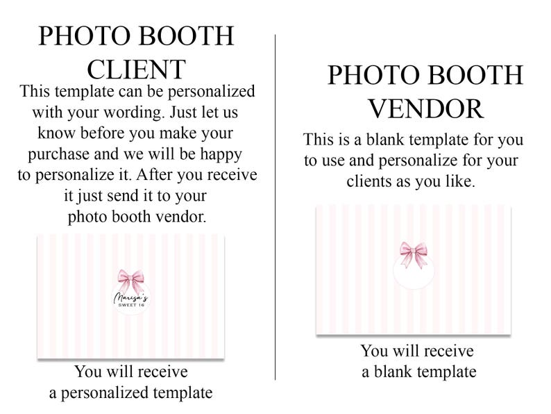 Editable 4x6 Photo Booth Template: Parties & Events (PSD File) - Etsy
