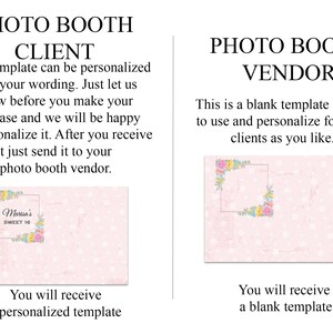 Editable Floral Photo Booth Template 4x6 (PSD File) - Etsy