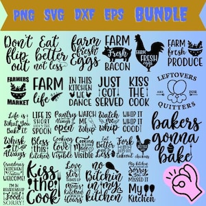 Funny Kitchen SVG Bundle, Kitchen Saying, Kitchen Quote, Apron svg, Kitchen sign svg, Kitchen Quotes Svg, Cut Files For Cricut