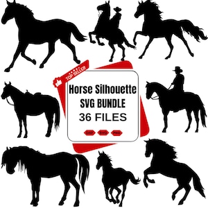 Silhouette de cheval gracieux SVG, fichiers de coupe crinière en cours d'exécution, délices équestres : cheval Design SVG, fichier Cricut vectoriel, cheval majestueux en cours d'exécution