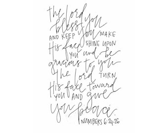 El Señor te bendiga - Impresión digital