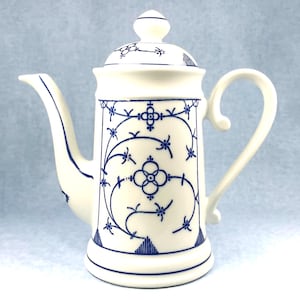 Vintage Bareuther Indian Blue 8 1/2” H Coffee Pot