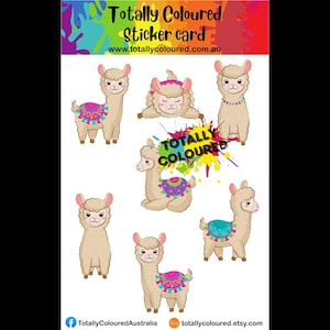 Llama Llama Llama A6 Sticker sheet